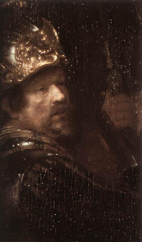 REMBRANDT Harmenszoon van Rijn The Nightwatch (detail)  HG oil painting image